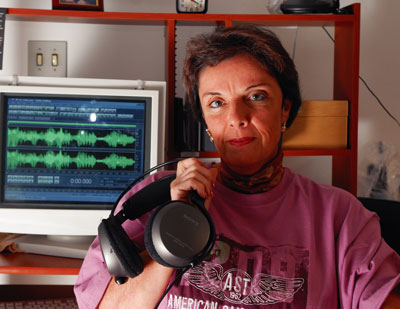 Sonia Rinaldi, pesquisadora em Transcomunicação Instrumental. 